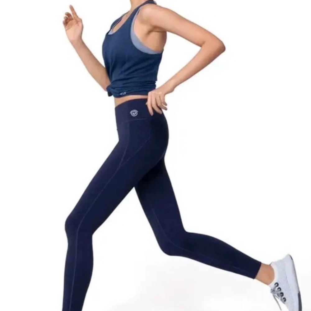 Allbirds Navy merino leggings NWT Medium